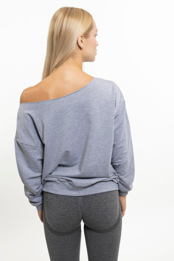 ALMA LONG TOP GREY