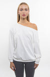 ALMA LONG TOP WHITE