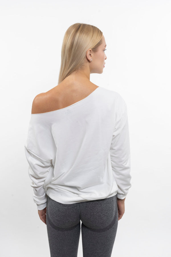 ALMA LONG TOP WHITE