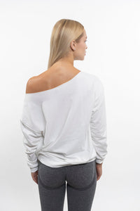 ALMA LONG TOP WHITE