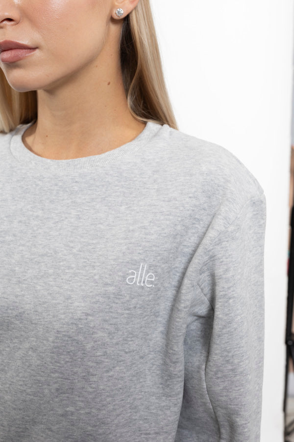 AURA SWEATSHIRT LIGHT GREY